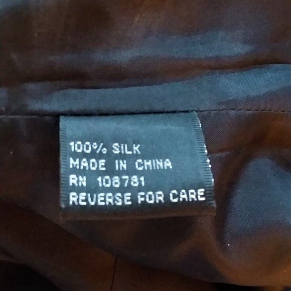 Aidan Mattox Niteline Black Silk Evening Dress - Picture 9 of 9